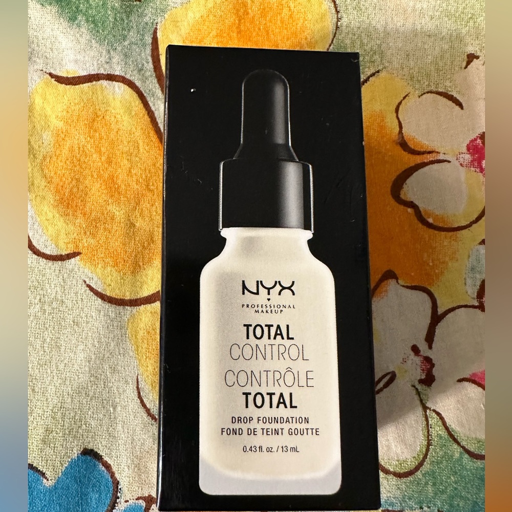 NYX Total Control Drop Foundation TCDF03 Porcelain NIB
